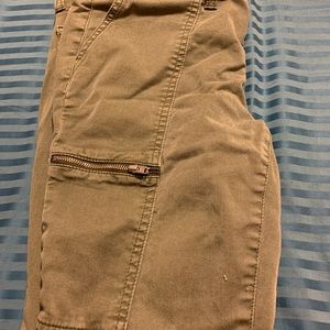 Lila Ryan denim olive cargo pants